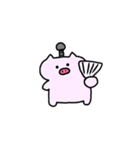 へいぼんなぶたさん2（個別スタンプ：4）