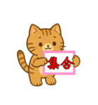 緊急！気持ちを伝えるカンペ！ネコ♡（個別スタンプ：13）