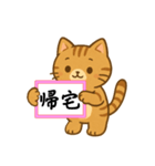 緊急！気持ちを伝えるカンペ！ネコ♡（個別スタンプ：16）