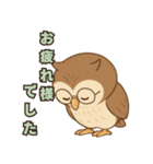ふくろう先生の応援スタンプ（個別スタンプ：16）