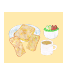 今日何食べよ？#02～朝食編～（個別スタンプ：5）