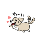 ミックス犬のトワ日記（個別スタンプ：4）