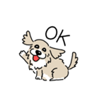 ミックス犬のトワ日記（個別スタンプ：5）