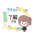 モノトーンPonyちゃん・Work（個別スタンプ：1）