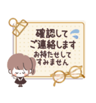 モノトーンPonyちゃん・Work（個別スタンプ：31）