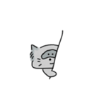 たぬき(ぽん)とねこ(にゃ)で、ぽんにゃです（個別スタンプ：6）