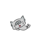 たぬき(ぽん)とねこ(にゃ)で、ぽんにゃです（個別スタンプ：11）