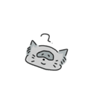 たぬき(ぽん)とねこ(にゃ)で、ぽんにゃです（個別スタンプ：12）