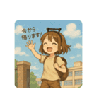 ちっちゃなエレナちゃん（個別スタンプ：9）