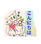 彫刻とオバケスタンプ（個別スタンプ：2）