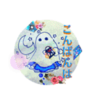 彫刻とオバケスタンプ（個別スタンプ：4）