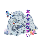 彫刻とオバケスタンプ（個別スタンプ：5）
