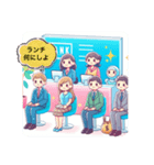 #銀行の待ち時間（個別スタンプ：7）