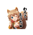 女子会トーク用大阪弁（個別スタンプ：8）