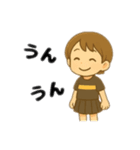 元気なテニス少女みぃちゃんの日常スタンプ（個別スタンプ：1）
