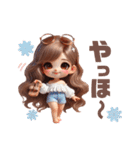 ♡ゆるふわギャルの夏♡（個別スタンプ：2）