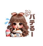 ♡ゆるふわギャルの夏♡（個別スタンプ：18）