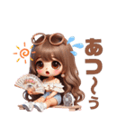 ♡ゆるふわギャルの夏♡（個別スタンプ：25）