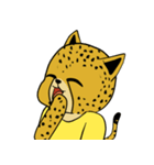 チーターの驚き（個別スタンプ：2）