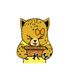 チーターの驚き（個別スタンプ：18）