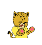 チーターの驚き（個別スタンプ：24）