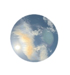 空と雲と天気の綺麗なスタンプ8 文字無し（個別スタンプ：1）