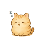 まんまる、とらやんは、動かない（個別スタンプ：8）