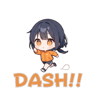 ダッシュ女の子スタンプ（個別スタンプ：11）