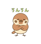 ゆるっと敬語☆すずめちゃん（個別スタンプ：2）