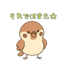 ゆるっと敬語☆すずめちゃん（個別スタンプ：4）