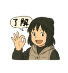 あやのは今日も元気です（個別スタンプ：4）
