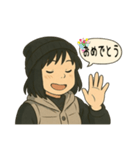 あやのは今日も元気です（個別スタンプ：7）
