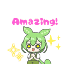 ずんだもんLINEスタンプ 英語バージョン（個別スタンプ：3）