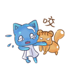 元気いっぱいの水滴ネズミ（個別スタンプ：23）