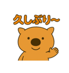 ウォンバットなのか？（個別スタンプ：12）