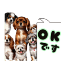 ❤️子犬たちからの飛び出すメッセージ❤️（個別スタンプ：10）