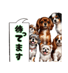 ❤️子犬たちからの飛び出すメッセージ❤️（個別スタンプ：15）