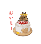 うさぽんの春夏スタンプ（個別スタンプ：2）