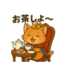 にゃいんずの赤担当・あかにゃん（個別スタンプ：35）
