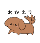 ゆるゆるダックスタンプ（個別スタンプ：8）