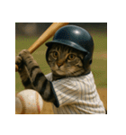 猫たちがスポーツに挑戦（個別スタンプ：1）