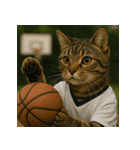 猫たちがスポーツに挑戦（個別スタンプ：3）