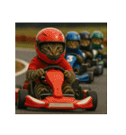 猫たちがスポーツに挑戦（個別スタンプ：15）