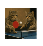 猫たちがスポーツに挑戦（個別スタンプ：19）