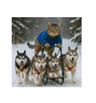 猫たちがスポーツに挑戦（個別スタンプ：38）