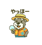 夏のシュナスタンプ2（個別スタンプ：1）