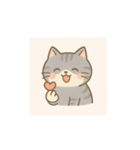 かわいい灰色にゃんこ（個別スタンプ：8）