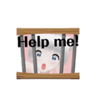 動くVTuber まるしろの一日（個別スタンプ：5）