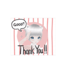 動くVTuber まるしろの一日（個別スタンプ：8）