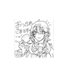 ぴかぴか⟡·*しのちゃんとゆうがさん（個別スタンプ：2）